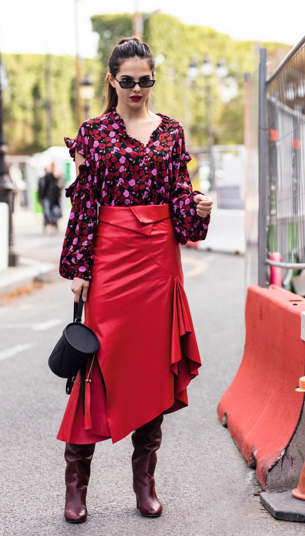 saia de babados – Moda de Rua saia de babados – Moda de Rua