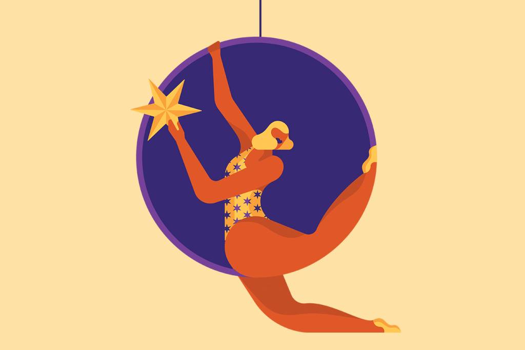 Lua nova Ilustração com Lua nova