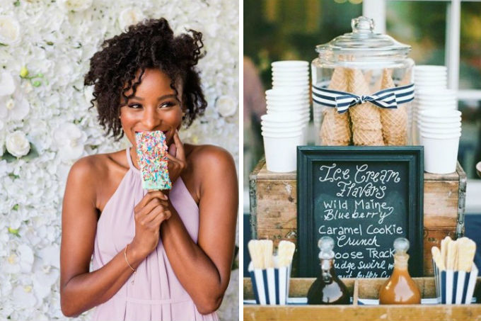Bar de sorvete: atração refrescante para os convidados do seu casamento