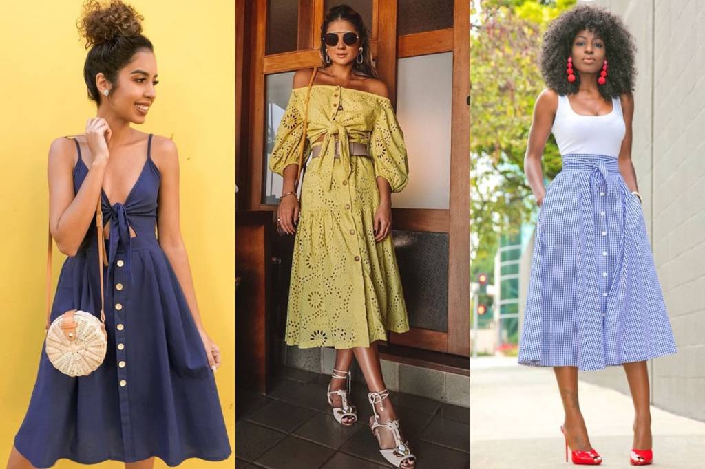 Peças com botões frontais são aposta para o verão