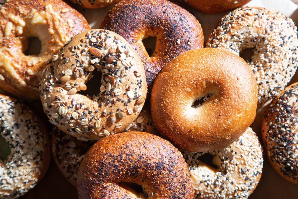 Massa de bagel Massa de bagel