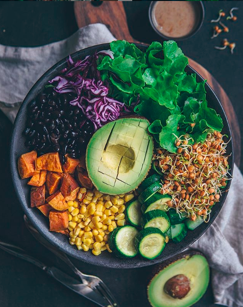 superfood bowl comida vegana