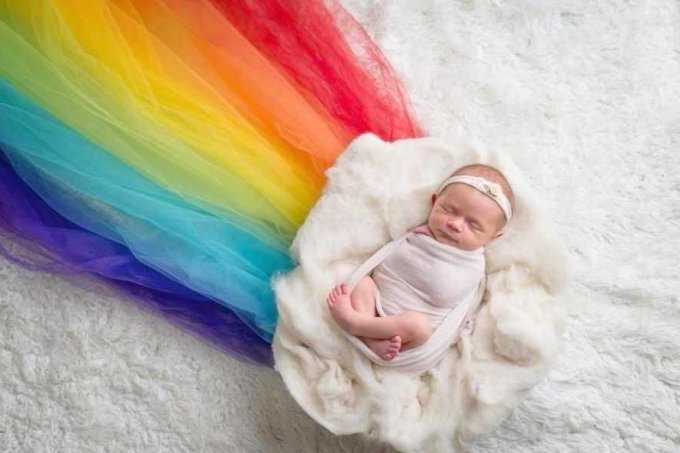 Quem inventou o bebê Arco-íris?