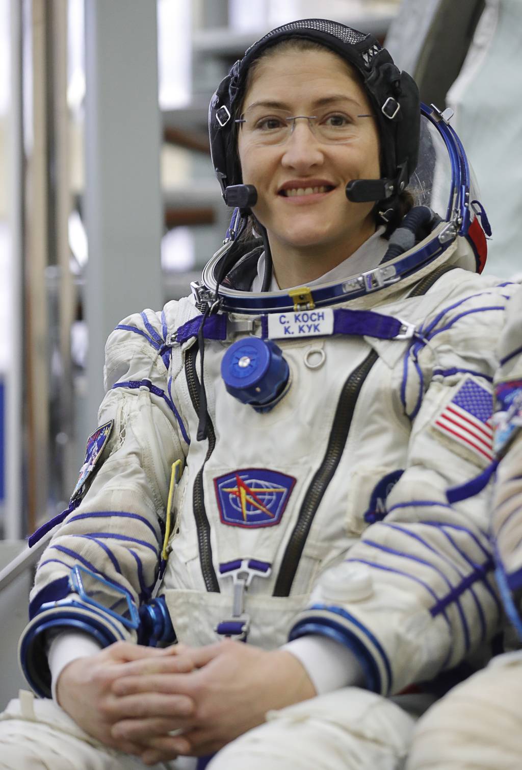 a astronauta Christina H. Koch a astronauta Christina H. Koch