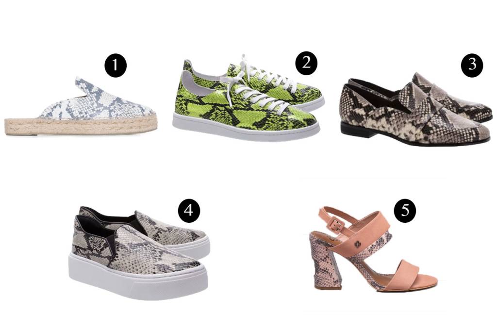 Sapatos Animal-Print Sapatos Animal-Print