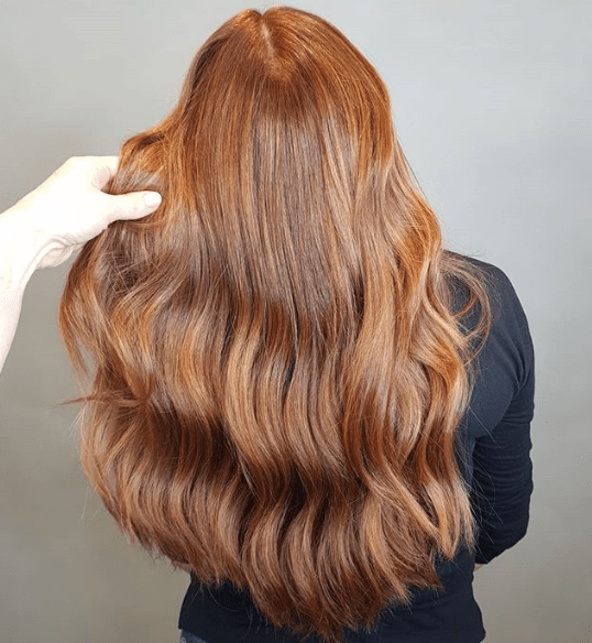 cabelo cobre longo