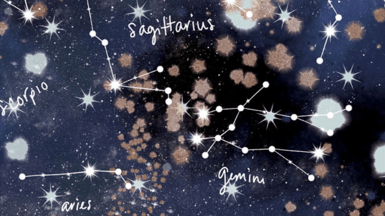 Ilustração de constelações
