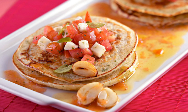 Panqueca de alho Panqueca de alho