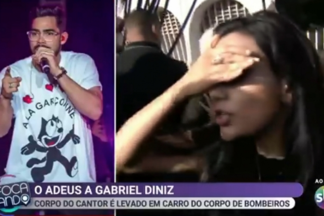 Gabriel Diniz: Repórter é quase furtada ao vivo no velório de Gabriel ...