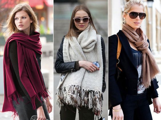 8 modelos de cachecol para deixar seu look quentinho