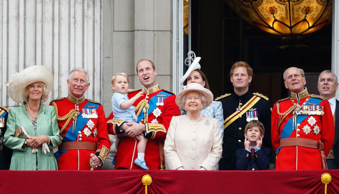 Príncipe George Trooping the Colour
