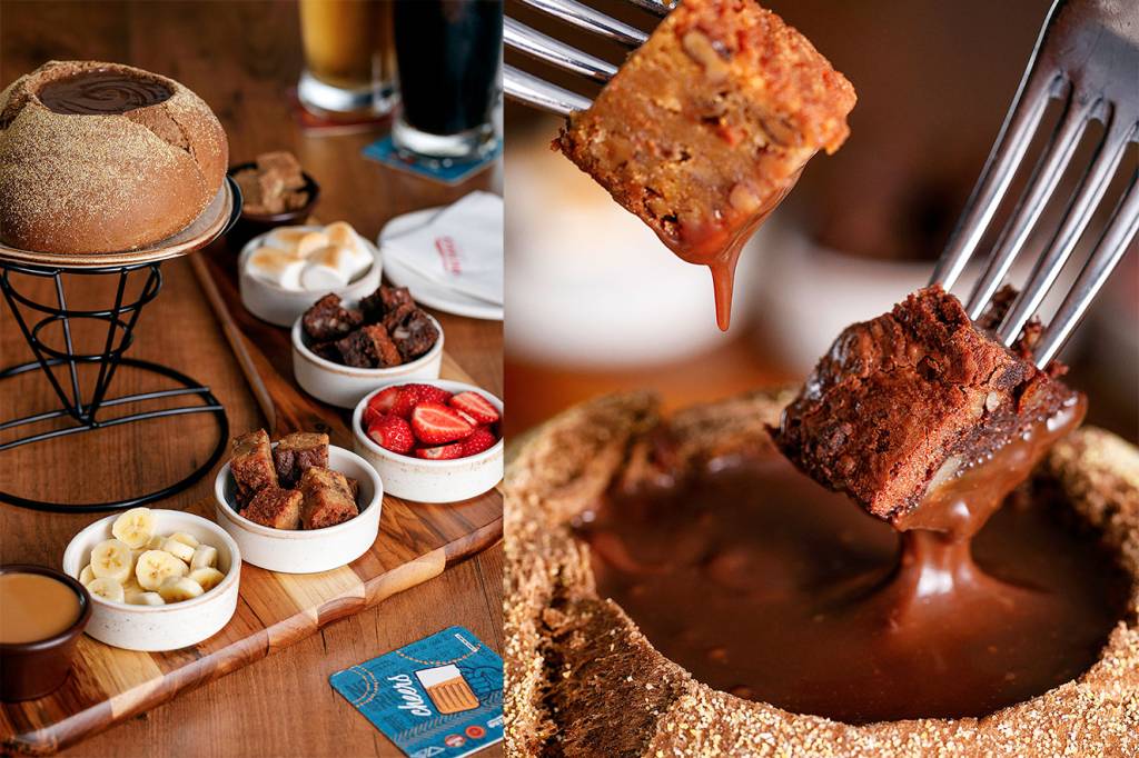 Outback lança fondue salgado e doce no cardápio