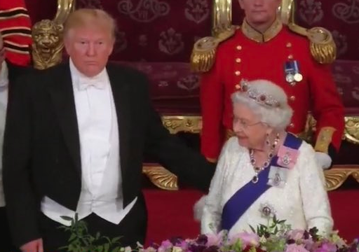 Donald Trump e Rainha Elizabeth