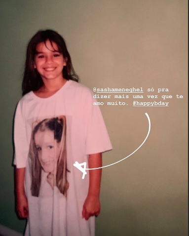Bruna Marquezine parabelizou Sasha no instagram