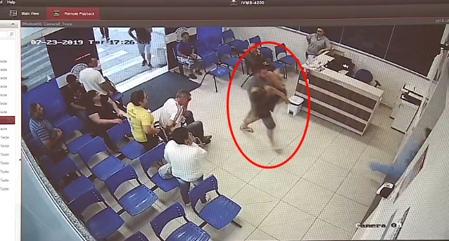 Câmera de segurança flagra o momento em que Leonardo deixa sua namorada no hospital Câmera de segurança flagra o momento em que Leonardo deixa sua namorada no hospital