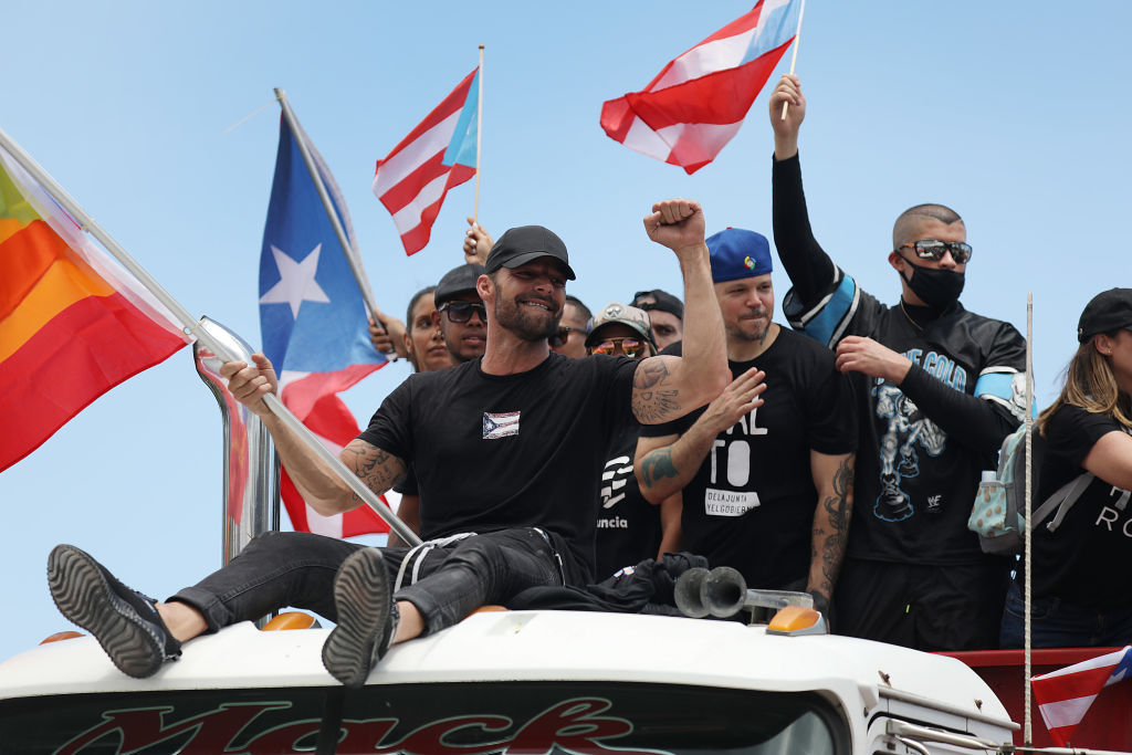 Ricky Martin em San Juan, Porto Rico