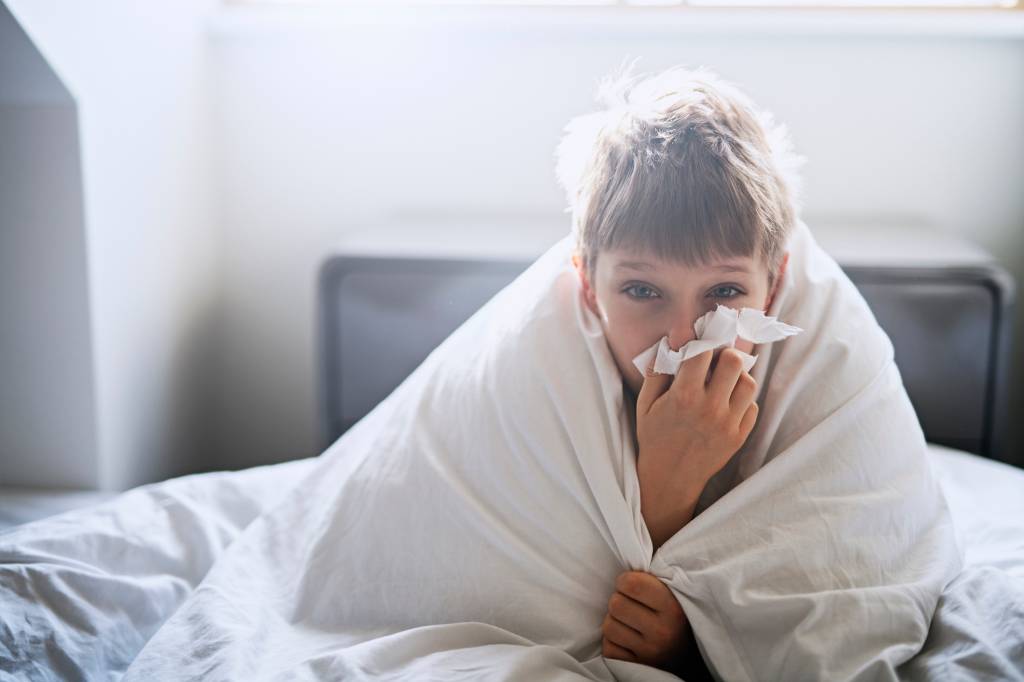 As 4 doenças mais comuns em crianças durante o inverno