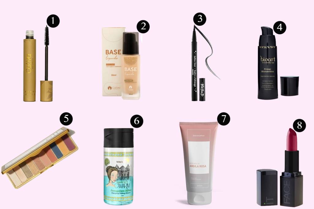Produtos de maquiagem veganos Produtos de maquiagem veganos