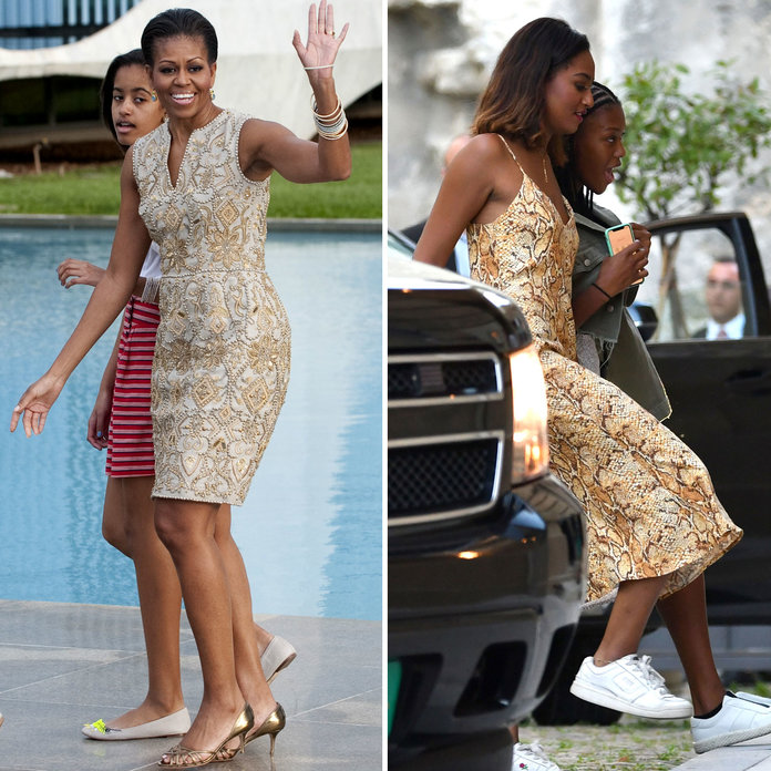 Michelle e Sasha Obama