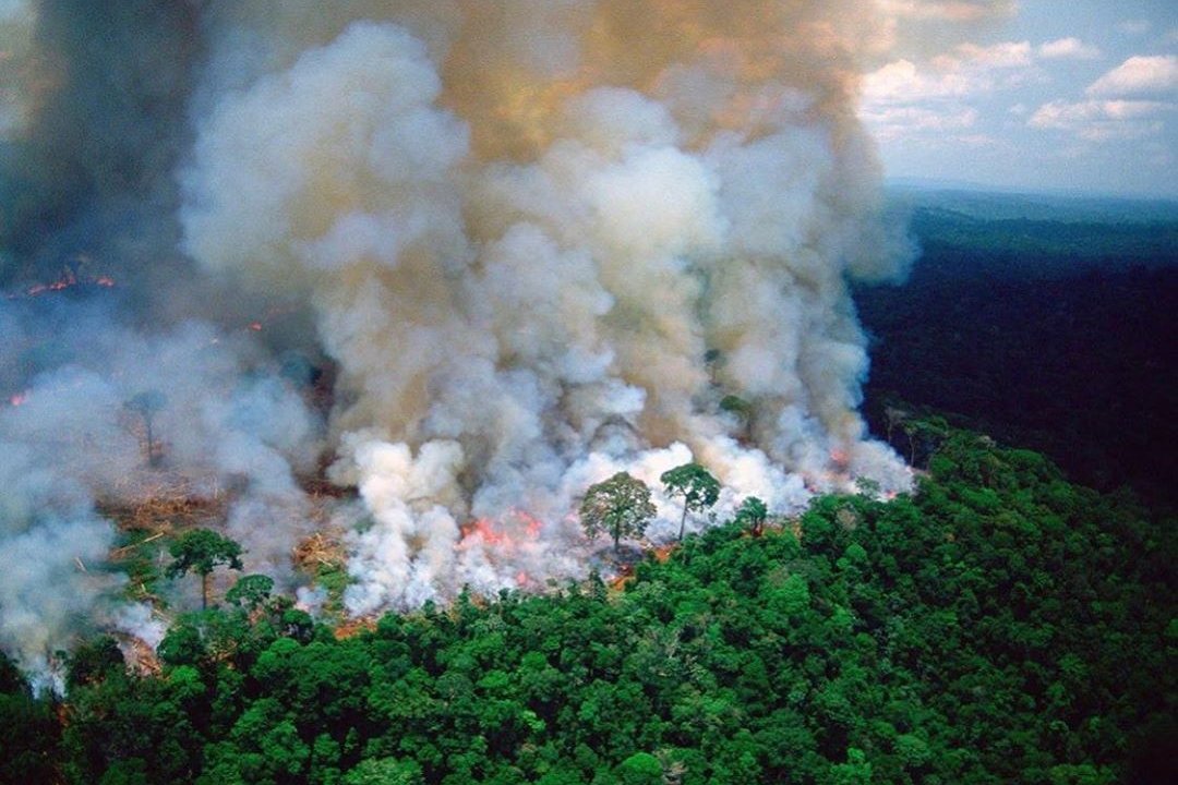 Incêndio na Amazônia.