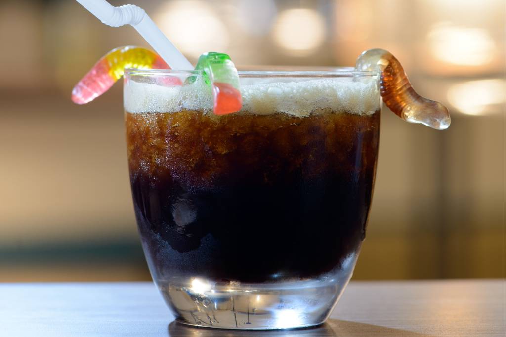 Black color cocktail