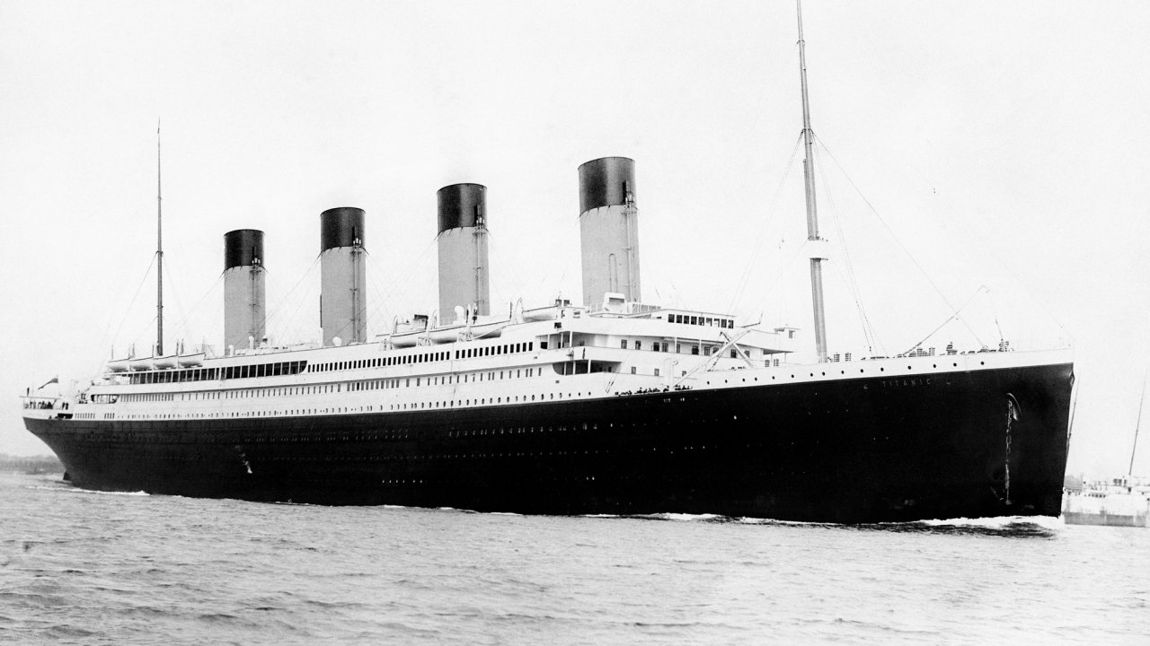 Fotografia restaurada digitalmente do Titanic