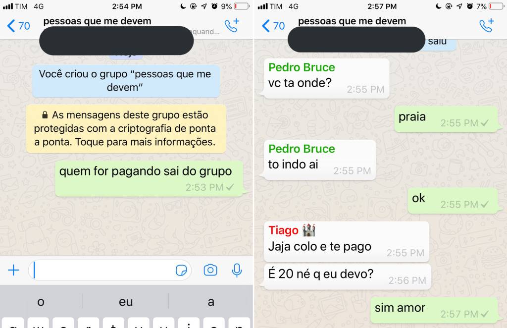 Jovem tem ideia divertida para cobrar os amigos
