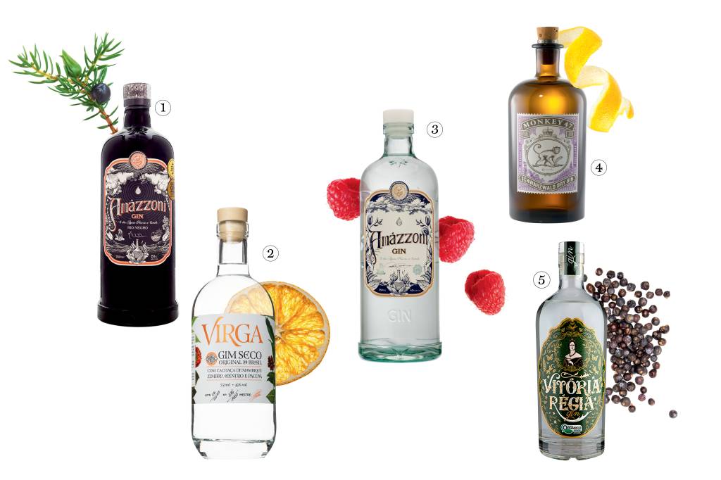 Seleção de gins