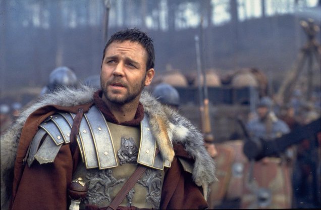 <strong>Gladiador (estreia em 11/10/2019): </strong>Um general romano é indicado ao trono após a morte do imperador, mas acaba condenado à morte pelo ambicioso filho do falecido monarca. Com Russell Crowe.