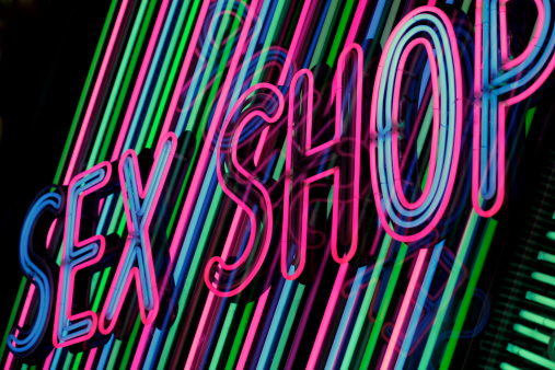 Sex shop neon