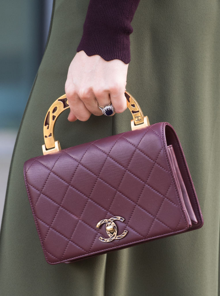 Bolsa da Chanel usada por Kate Middleton Bolsa da Chanel usada por Kate Middleton