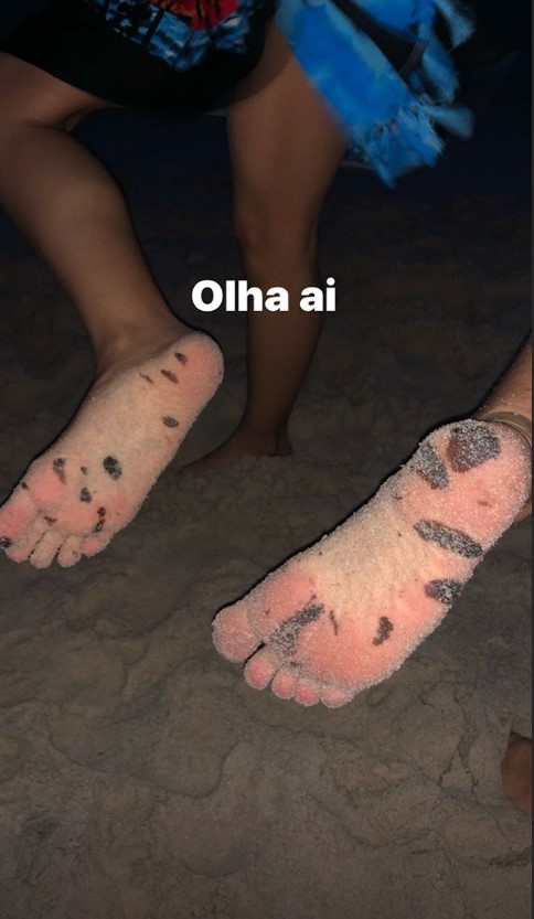 whindersson mostra praia atingida por óleo em Alagoas whindersson mostra praia atingida por óleo em Alagoas