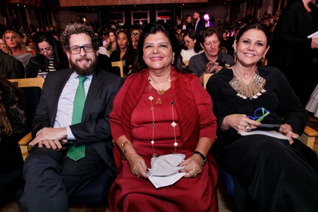 Fabio Carvalho, Luiza Helena Trajano e Guta Nascimento