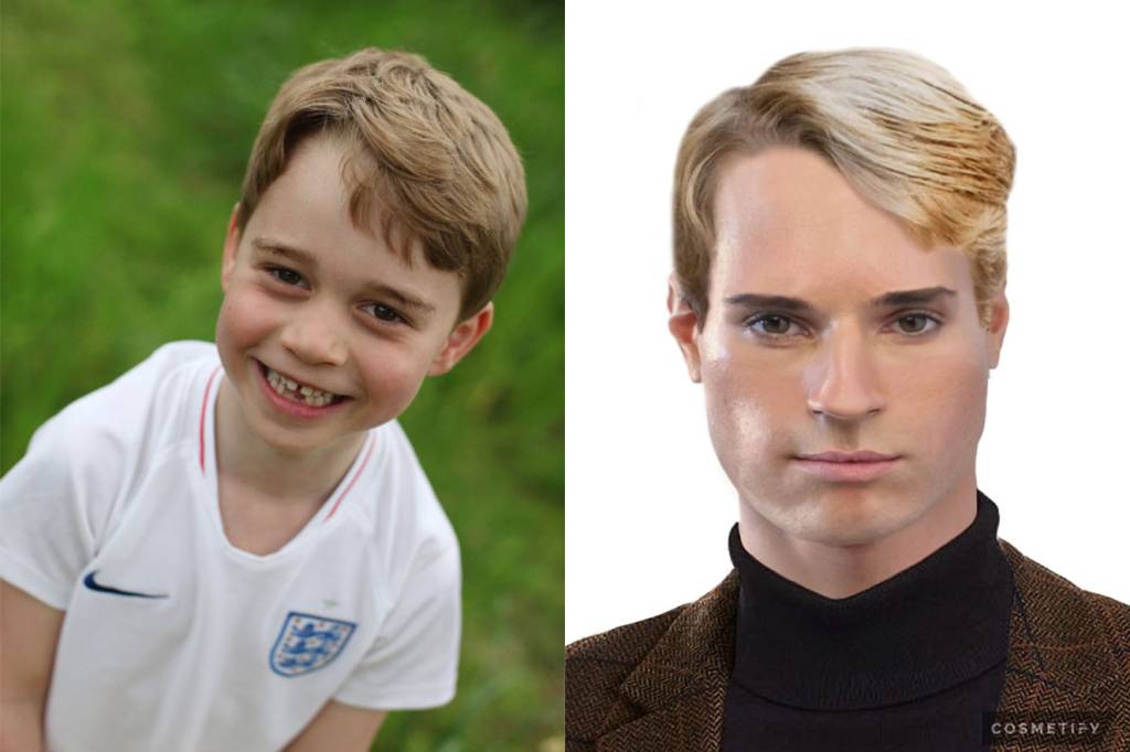 Projeção príncipe George no futuro Projeção príncipe George no futuro