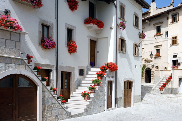 Pescocostanzo, em Abruzzo, na Itália Pescocostanzo, em Abruzzo, na Itália