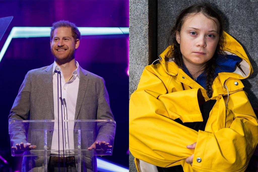 Príncipe Harry elogia Greta Thunberg
