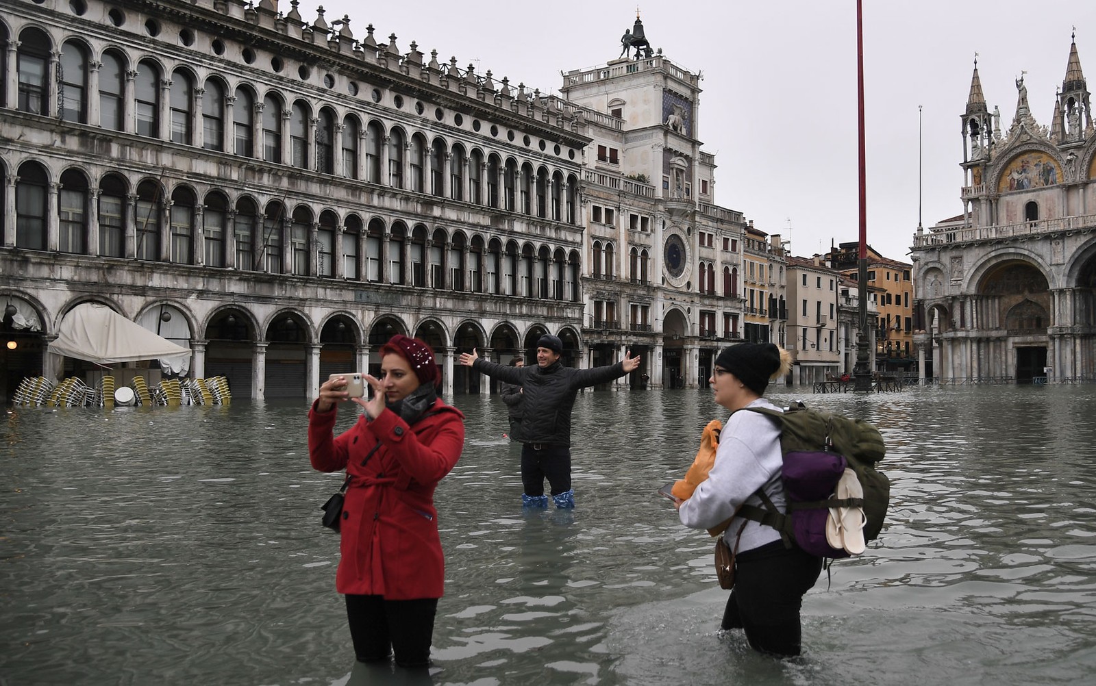 Maré alta em Veneza