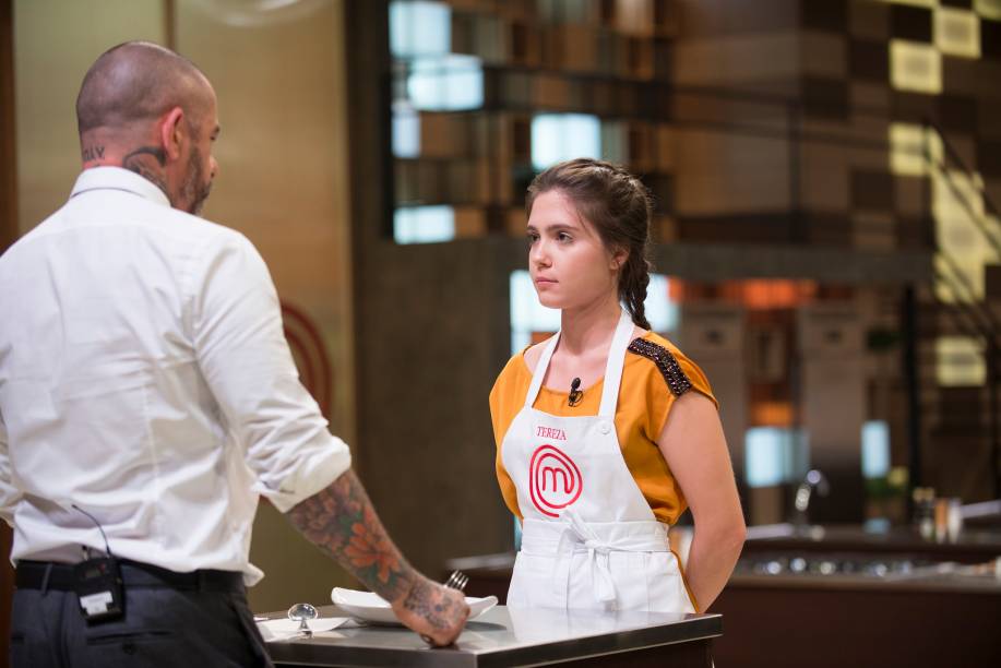 O prato de Tereza é avaliado por Henrique Fogaça O prato de Tereza é avaliado por Henrique Fogaça