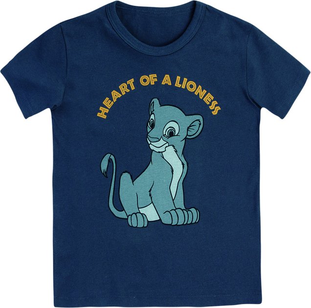 Camiseta Infantil Manga Curta Com Estampa - Rei Leão - Azul, R$ 39,99 - Hering