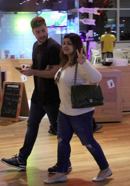Mel Fronckowiak e Rodrigo Santoro