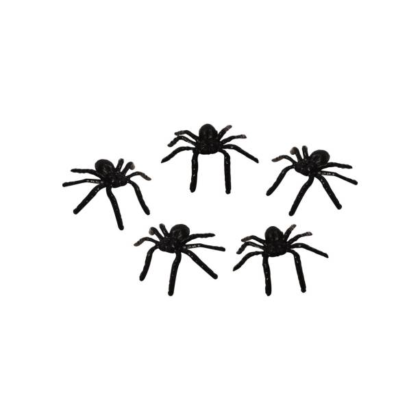 Kit Aranhas de plástico, com 20 unidades. <a href="https://www.elo7.com.br/kit-20-aranhas-de-plastico-halloween-divertida-susto-preta/dp/D6B130?elo7_source=google_shop&elo7_medium=cpc&elo7_campaign=Shopping-google_shop-cpc-Shopping-Festas&elo7_content=Festas_Plus&gclid=EAIaIQobChMIubz6waWa3gIVgovICh0BWwA9EAkYDCABEgLx5PD_BwE" target="_blank" rel="noopener">Elo 7 (Flash)</a>, R$ 8,90