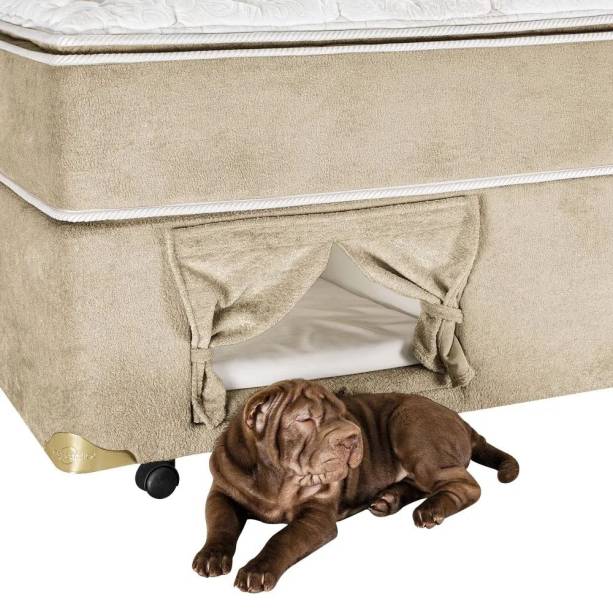 Box de cama casal Americanflex Pet Love, com nicho (25 x 45 x 55 cm) com prancha e colchão removível para higienização, e cortina com velcro. <a href="https://www.americanflex.com.br/box-para-casal-americanflex-pet-love-138-x-188-x-40-cm/p" target="_blank" rel="noopener">Americanflex</a>, R$ 971,10 Box de cama casal Americanflex Pet Love, com nicho (25 x 45 x 55 cm) com prancha e colchão removível para higienização, e cortina com velcro. <a href="https://www.americanflex.com.br/box-para-casal-americanflex-pet-love-138-x-188-x-40-cm/p" target="_blank" rel="noopener">Americanflex</a>, R$ 971,10