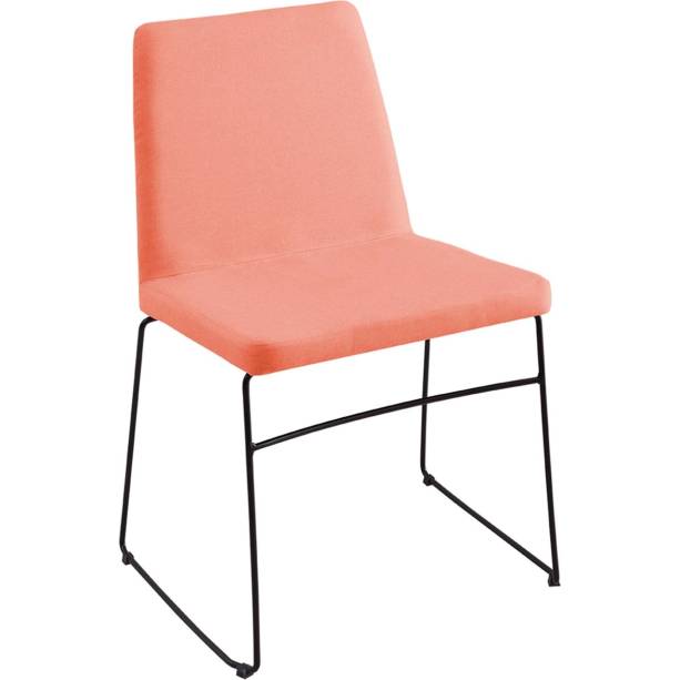 Cadeira Paris com estofado de linho coral. <a href="https://www.walmart.com.br/cadeira-paris-linho-coral/6906045/pr" target="_blank" rel="noopener">Walmart</a>, R$ 275,99