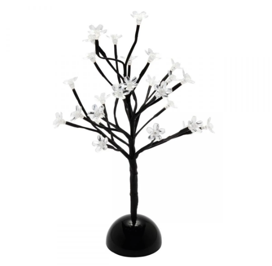 <span style="font-weight:400;">Miniárvore Flor de Luz, de 40 cm. </span><a href="https://loja.imaginarium.com.br/mini-arvore-flor-de-luz/p"><span style="font-weight:400;">Imaginarium,</span></a><span style="font-weight:400;"> R$ 99,90  </span>