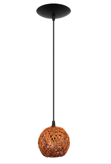 <span style="font-weight:400;">Pendente Hand Made P Cromalux Laranja/Preto. </span><a href="https://www.madeiramadeira.com.br/pendente-hand-made-p-cromalux-laranja-preto-120699.html"><span style="font-weight:400;">MadeiraMadeira</span></a><span style="font-weight:400;">, R$ 49,82 </span>