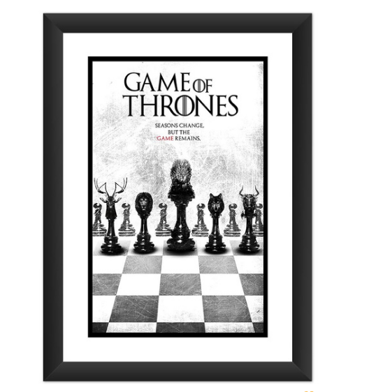 Quadro Game of Thrones Poster Xadrez, com moldura de madeira laqueada, de 35 x 45 cm. <a href="https://www.elo7.com.br/quadro-game-of-thrones-poster-xadrez-got/dp/9F5291?pp=13&pn=1&nav=sts_ps_sr_1_13&qrid=jfa7OIC99ISo#dmcl=0&rcp=1&hpa=0&ps2=1&sdps=0&rch=1&hsv=1&pcpe=1&nis=1&ucrq=1&npc=1&supc=1&src=1&df=d&rps=0&srm=1&sew=1&ccil=1&sami=1&sms=0&spc=1&staa=0&smsm=0&usb=0&ses=0&rcpd=1&sei=0&suf=0&sura=0&smps=0&rfn=0&sedk=0&scsa=0&sewb=1&sac=0&uso=o&smc=1&sum=0&sep=0&cpr=0&secpl=1&inp=0&sed=1" target="_blank" rel="noopener">Elo7</a>, R$ 89,90 Quadro Game of Thrones Poster Xadrez, com moldura de madeira laqueada, de 35 x 45 cm. <a href="https://www.elo7.com.br/quadro-game-of-thrones-poster-xadrez-got/dp/9F5291?pp=13&pn=1&nav=sts_ps_sr_1_13&qrid=jfa7OIC99ISo#dmcl=0&rcp=1&hpa=0&ps2=1&sdps=0&rch=1&hsv=1&pcpe=1&nis=1&ucrq=1&npc=1&supc=1&src=1&df=d&rps=0&srm=1&sew=1&ccil=1&sami=1&sms=0&spc=1&staa=0&smsm=0&usb=0&ses=0&rcpd=1&sei=0&suf=0&sura=0&smps=0&rfn=0&sedk=0&scsa=0&sewb=1&sac=0&uso=o&smc=1&sum=0&sep=0&cpr=0&secpl=1&inp=0&sed=1" target="_blank" rel="noopener">Elo7</a>, R$ 89,90