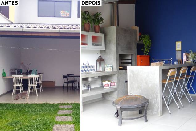A churrasqueira de concreto (0,74 x 0,55 x 2,23 m) modelo Estilo é do Atacadão Lazer (Leroy Merlin, R$ 767,90). Os azulejos coloridos dão mais graça à decoração - eles são modelo Guell-1, da Colormix, e medem 20 x 20 cm (Leroy Merlin, R$ 9,69 cada). A churrasqueira de concreto (0,74 x 0,55 x 2,23 m) modelo Estilo é do Atacadão Lazer (Leroy Merlin, R$ 767,90). Os azulejos coloridos dão mais graça à decoração - eles são modelo Guell-1, da Colormix, e medem 20 x 20 cm (Leroy Merlin, R$ 9,69 cada).