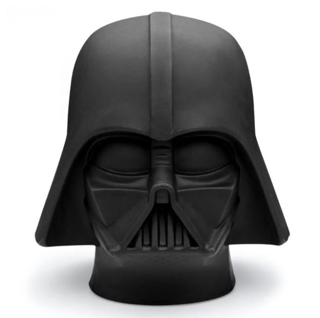 Luminária de mesa Darth Vader, de polietileno, com 25 cm e altura. <a href="https://loja.imaginarium.com.br/luminaria-star-wars-darth-vader/p" target="_blank" rel="noopener">Imaginarium</a>, R$ 199,90