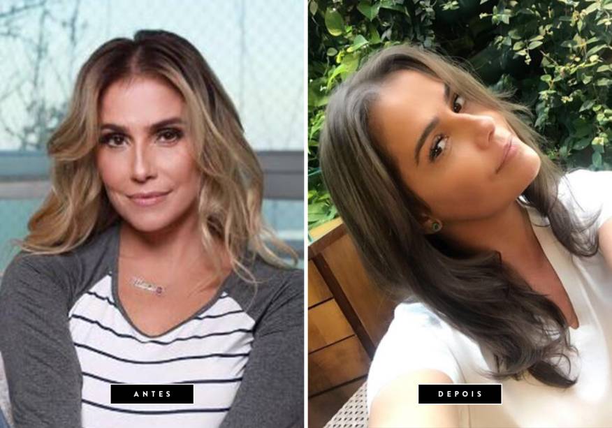 <strong>Novembro de 2017 // Deborah Secco </strong>-  a<span> atriz adotou fios castanhos com leves reflexos em dourado, e o efeito ficou tão natural que ela foi comparada à filha, </span><strong>Maria Flor</strong><span>, nas redes sociais. “Linda! Agora você e a Maria Flor ficaram idênticas”, foi um dos comentários dos fãs no Instagram.</span>