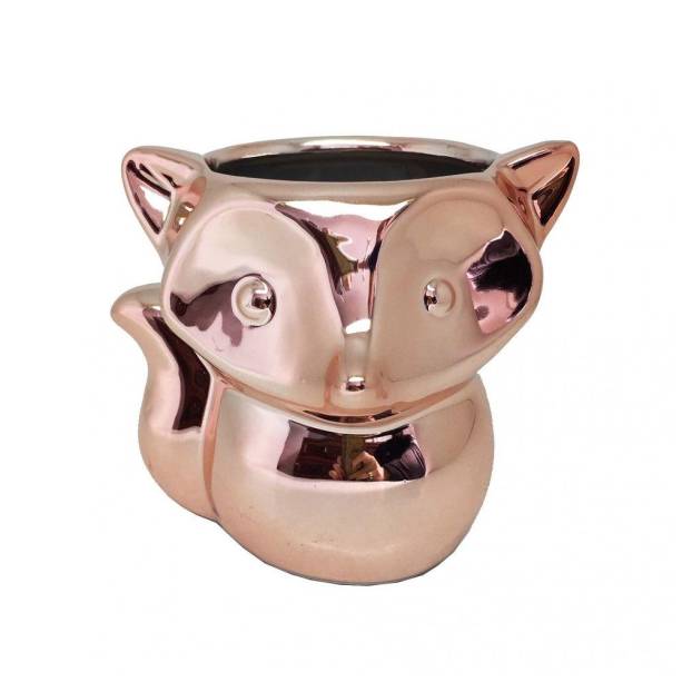 Vaso cachepot em cerâmica com 9 cm de altura. <a href="https://www.casasbahia.com.br/decoracao/VasoseCachepots/vaso-cachepot-raposa-rose-gold-1500935304.html" target="_blank" rel="noopener">Casas Bahia</a>, R$ 32,89 Vaso cachepot em cerâmica com 9 cm de altura. <a href="https://www.casasbahia.com.br/decoracao/VasoseCachepots/vaso-cachepot-raposa-rose-gold-1500935304.html" target="_blank" rel="noopener">Casas Bahia</a>, R$ 32,89